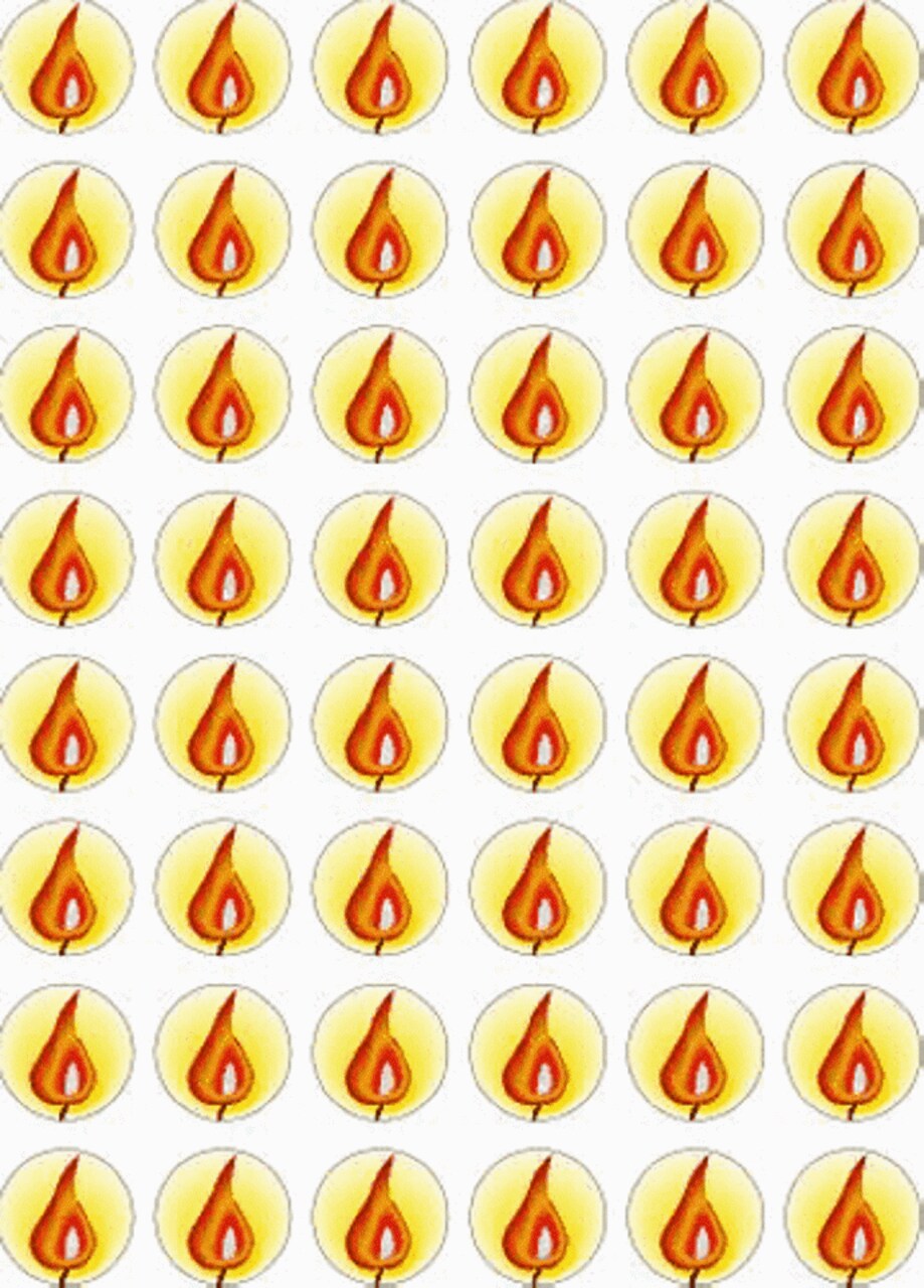 Flame Stickers – Red & Orange Flame Icons for Crafts, Scrapbooking & Classroom Rewards
